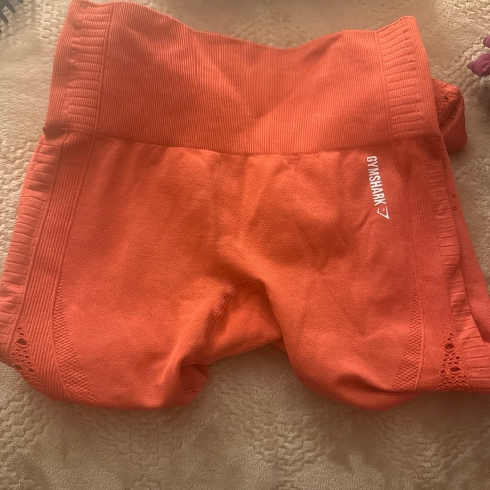Gymshark Women's Orange Shorts